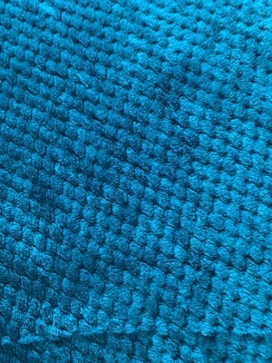 Patura baby fleece albastru turcoaz