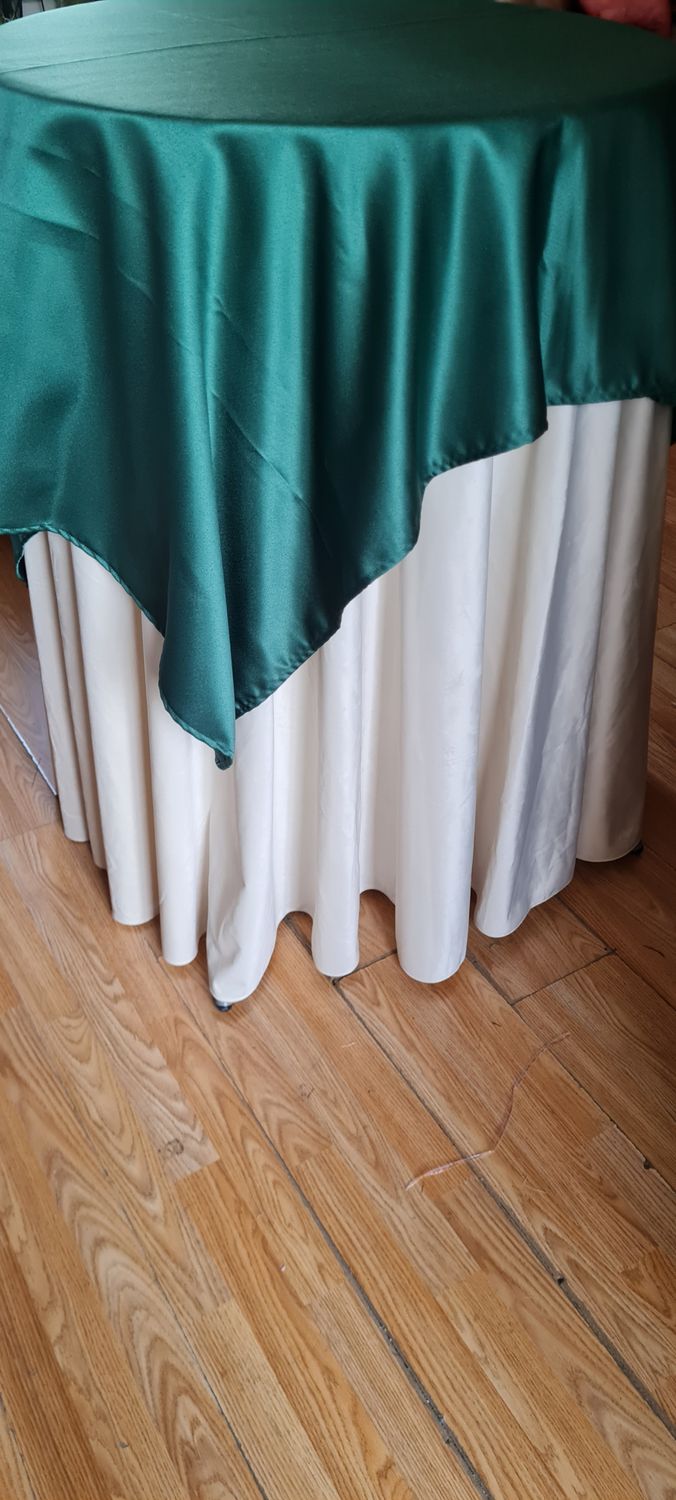 Față masă brocart satinat verde smarald