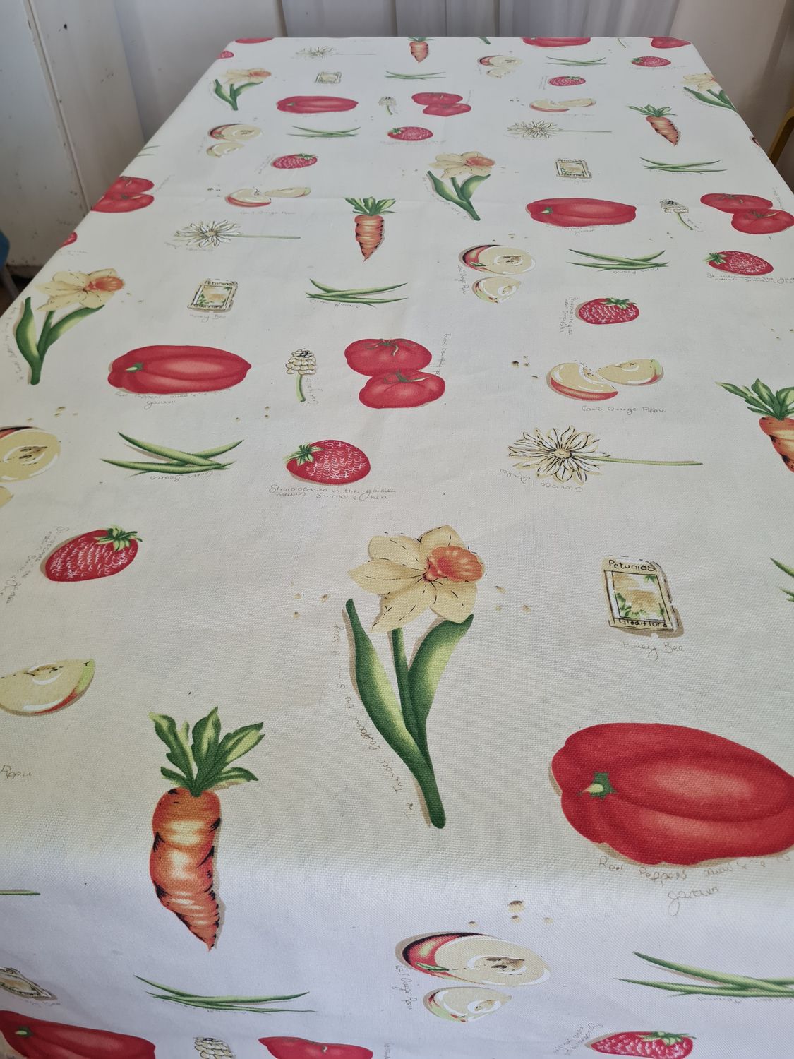 Față de masă pentru bucătărie, bumbac imprimat