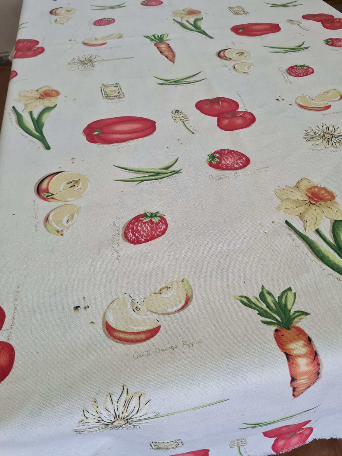 Față de masă pentru bucătărie, bumbac imprimat