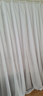 Perdea voal alb 200x260 cm