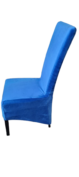 Huse catifea albastră pentru scaun Munchen