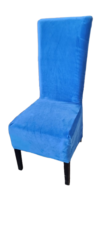 Huse catifea albastră pentru scaun Munchen