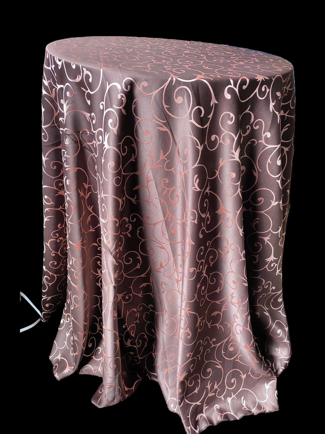 Față de masă cu 2 fețe (maro &amp; arămiu)