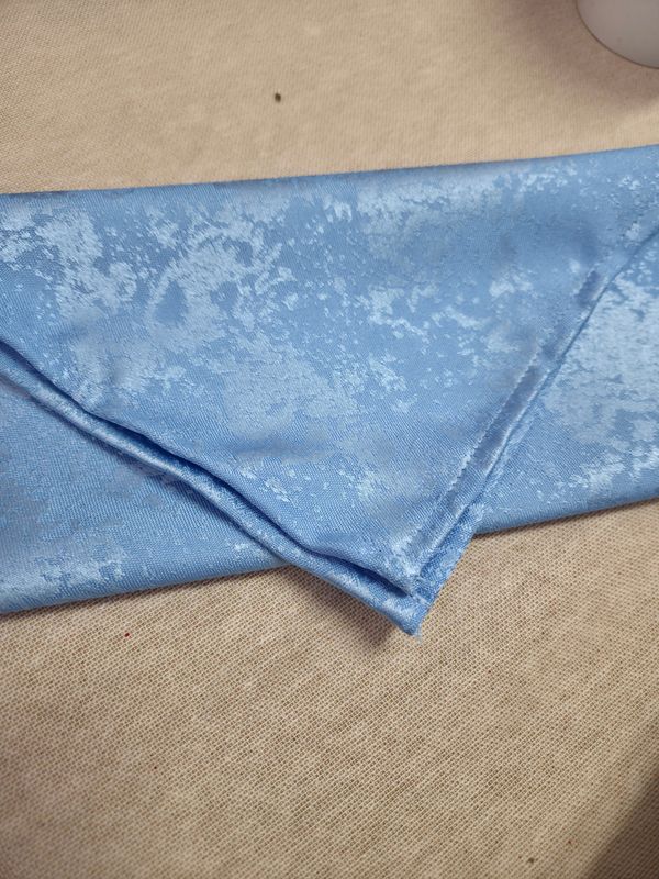 Șervete brocart bleu, brocart ape - ape