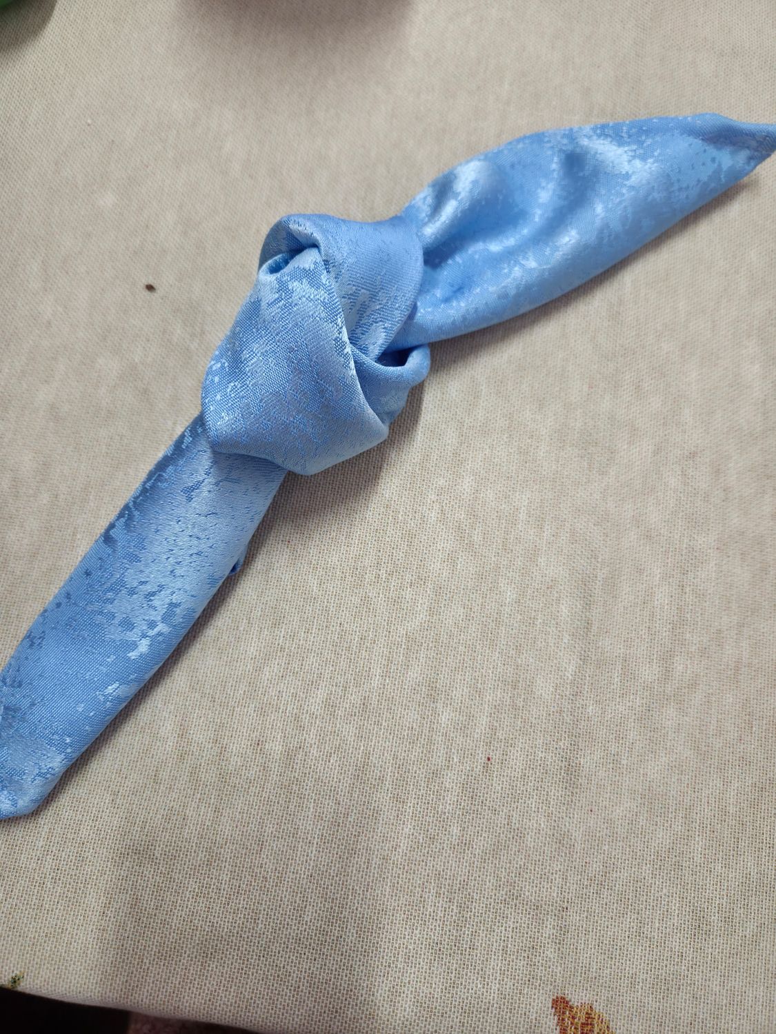 Șervete brocart bleu, brocart ape - ape