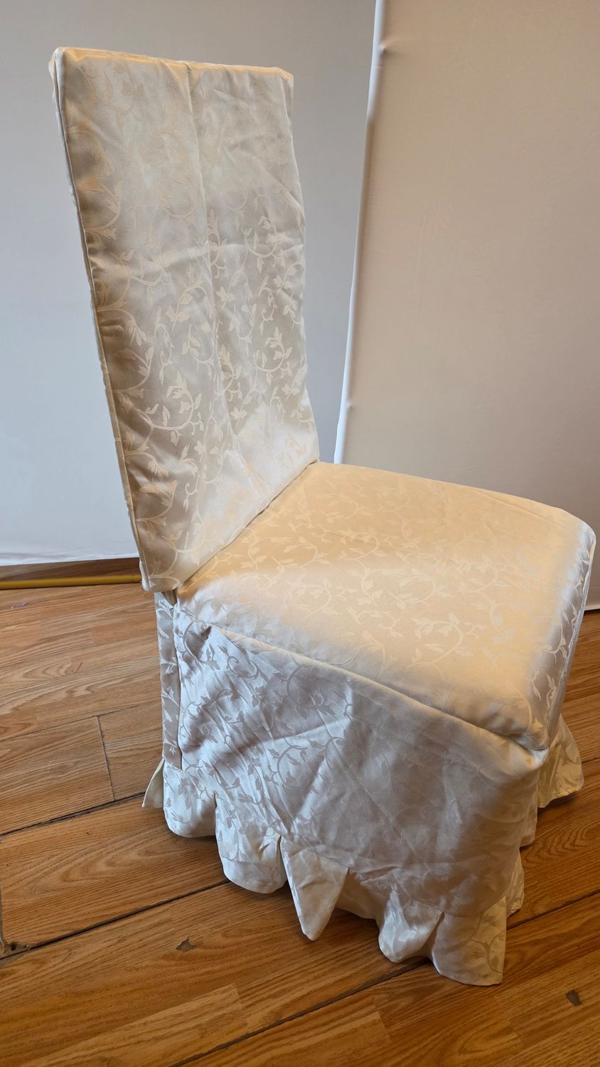 Huse scaun jakard ivory / ocru