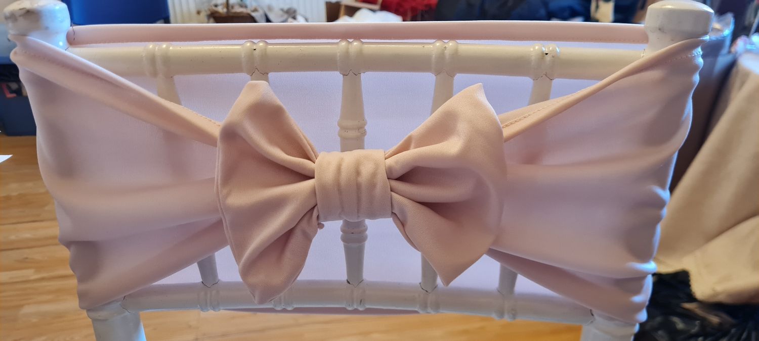 Benzi elastice "nude" cu papion