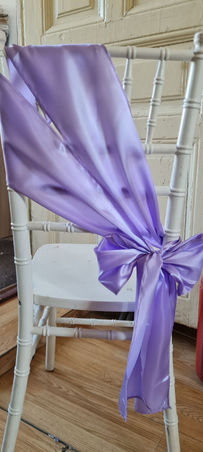 Eșarfe satin lila