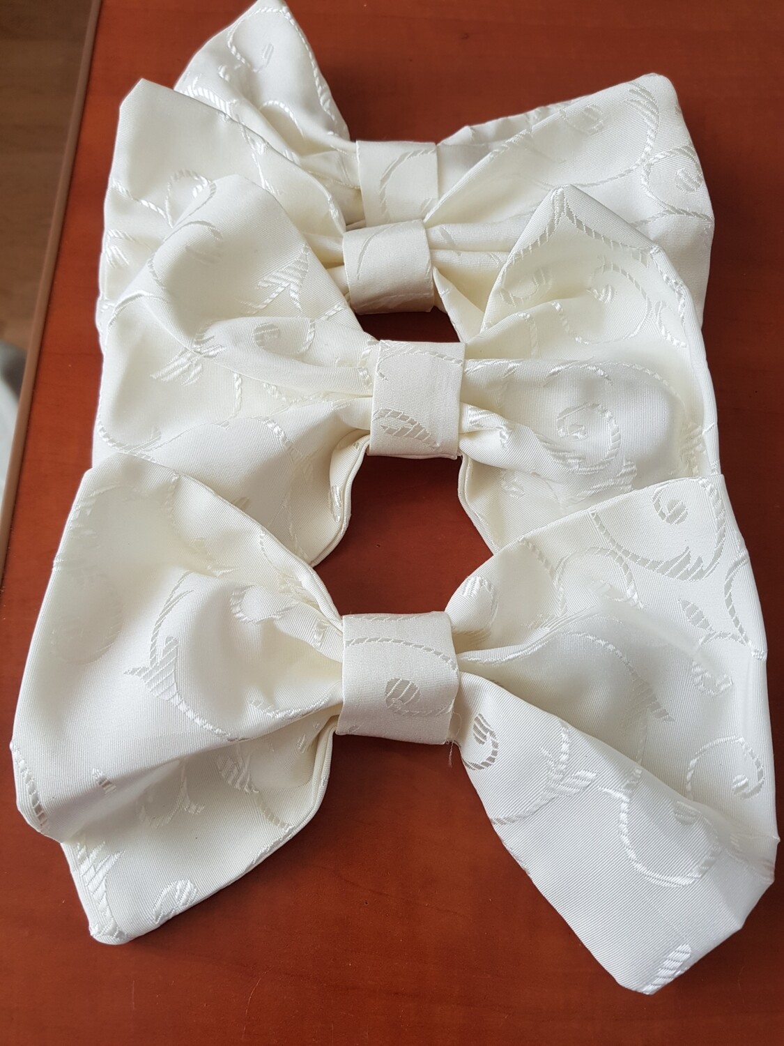 Papion brocart ivory 15x10 cm