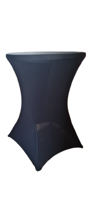 Husa masa cocktail - lycra negru