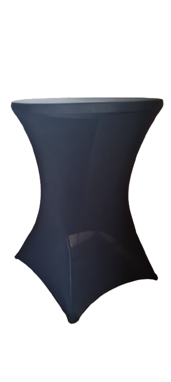 Husa masa cocktail - lycra negru