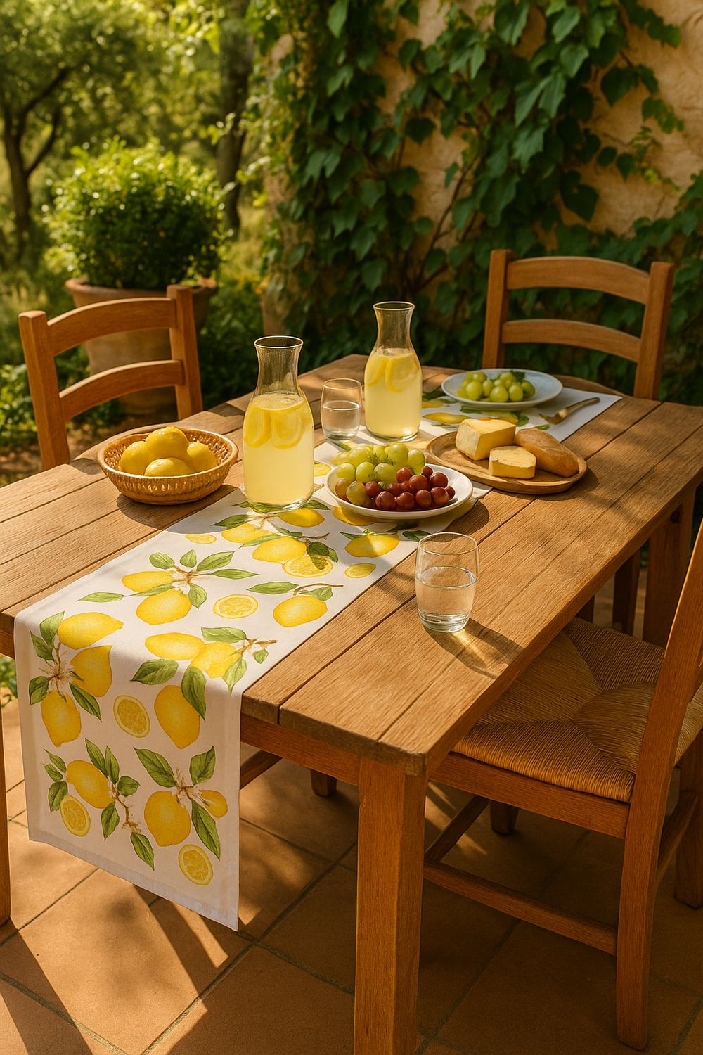 Față de masă țesătură impermeabila- model lămâie