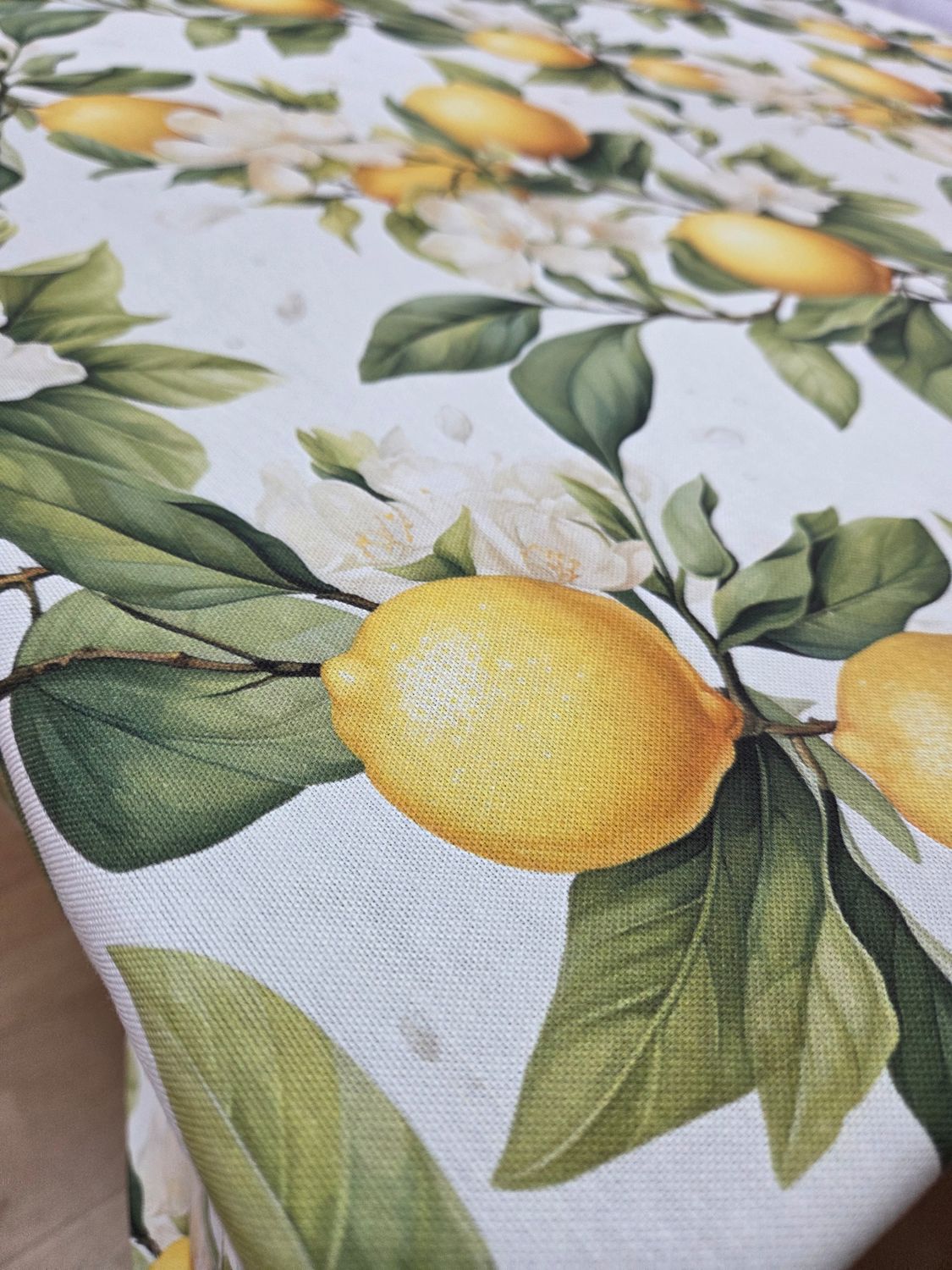 Față de masă țesătură impermeabila- model lămâie