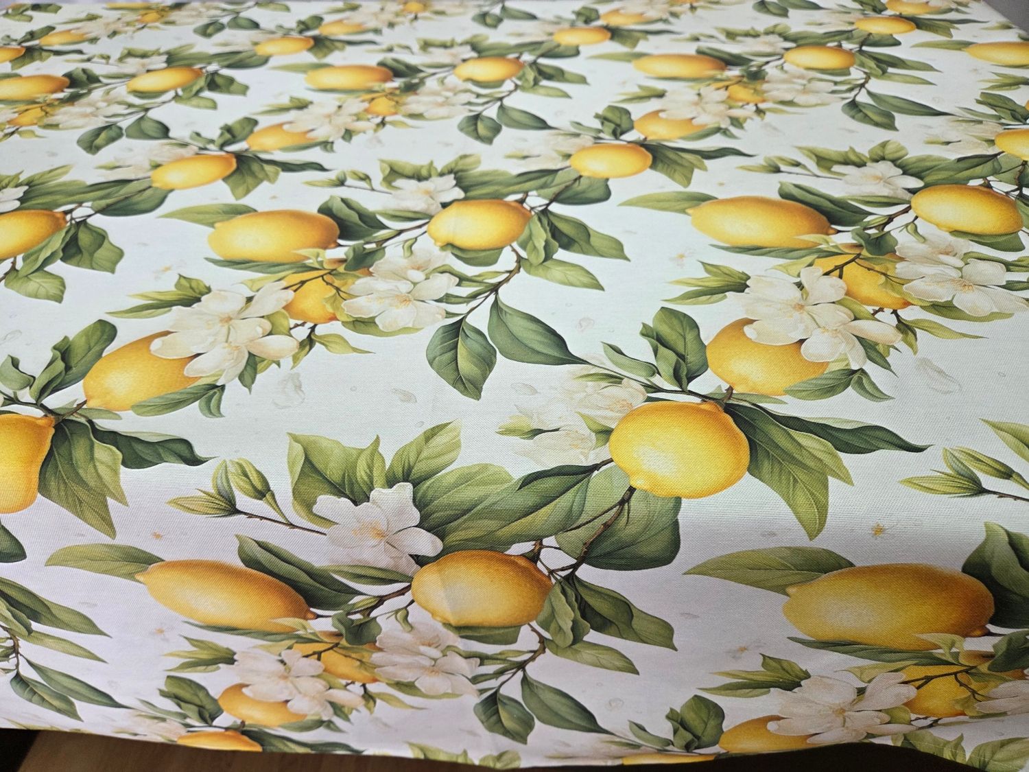 Față de masă țesătură impermeabila- model lămâie