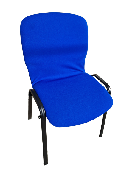 Husă albastră scaun vizitator
