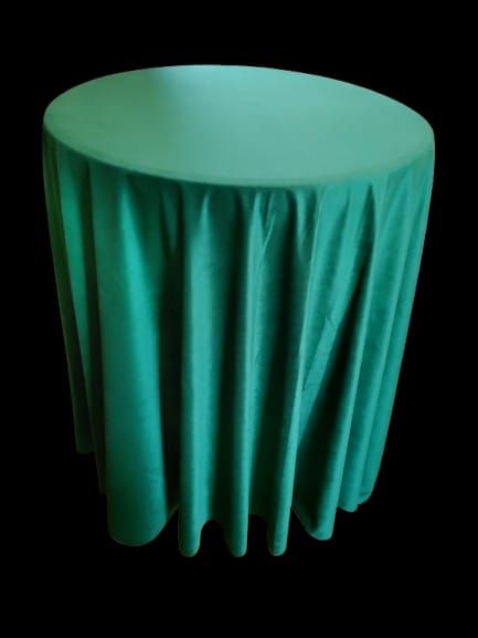 Față masă catifea fixa - verde smarald