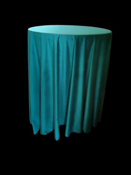 Față masă catifea fixa - verde smarald