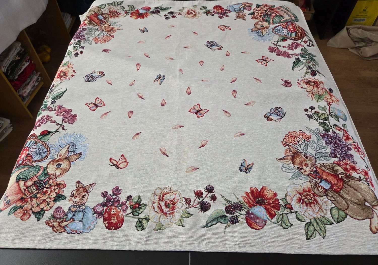 Napron/ față de masă 100x100 cm țesătură tip goblen