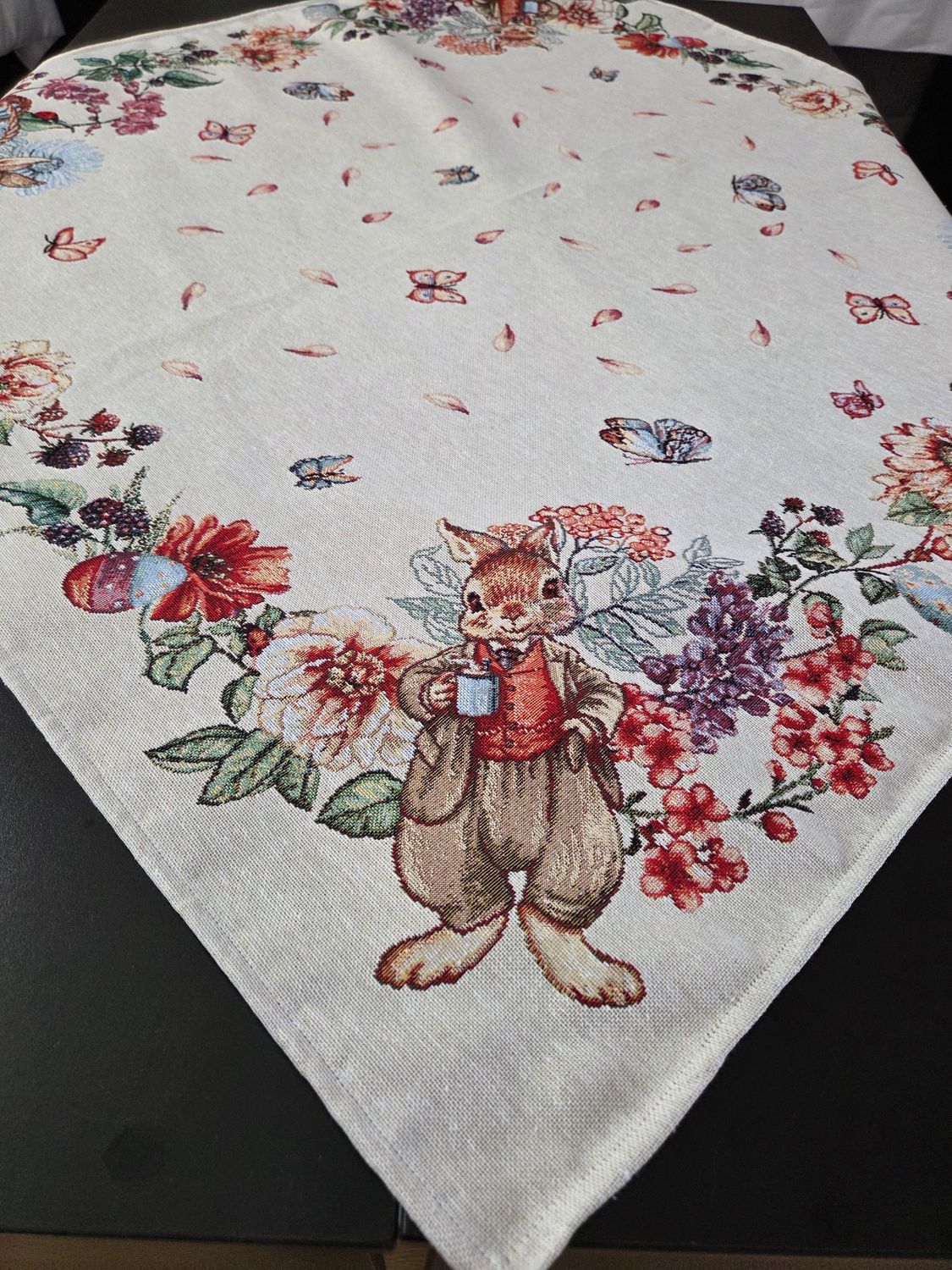 Napron/ față de masă 100x100 cm țesătură tip goblen