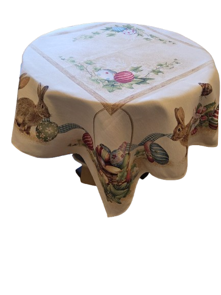 Față de masă basket rabbit 140x140 cm