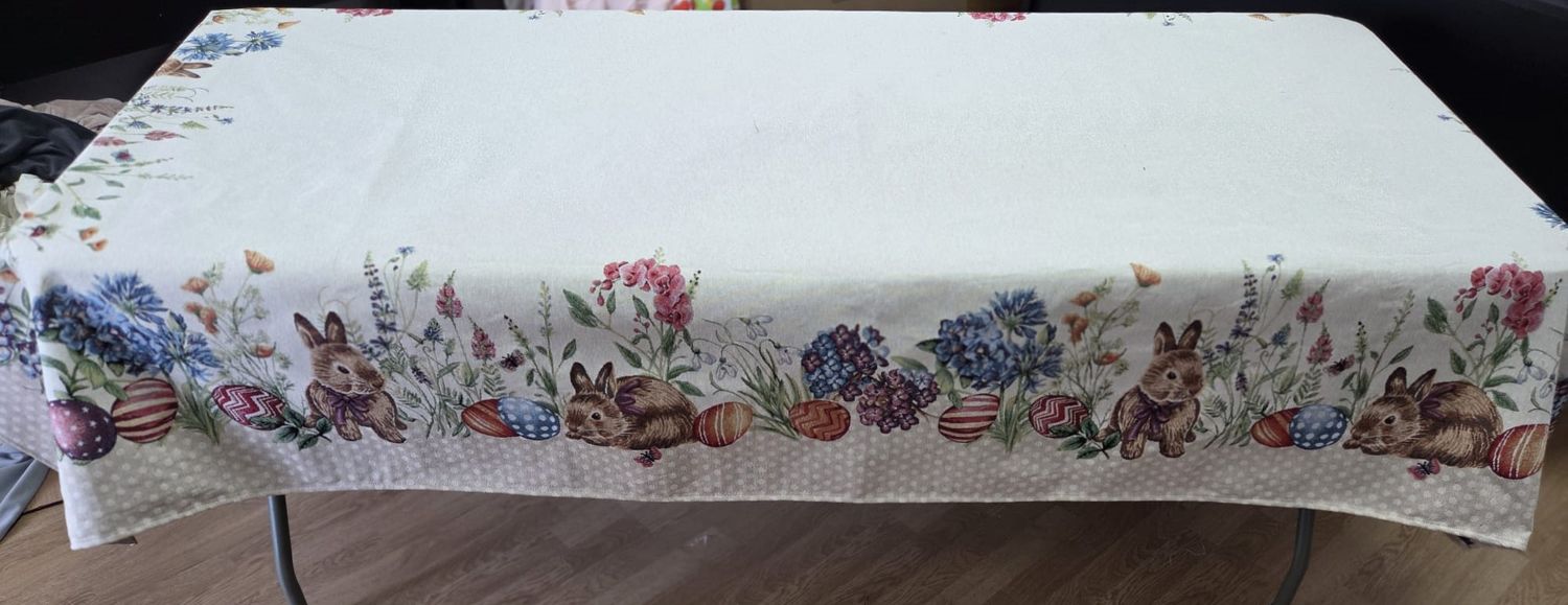 Față de masă 140x180 cm decor primăvăratic