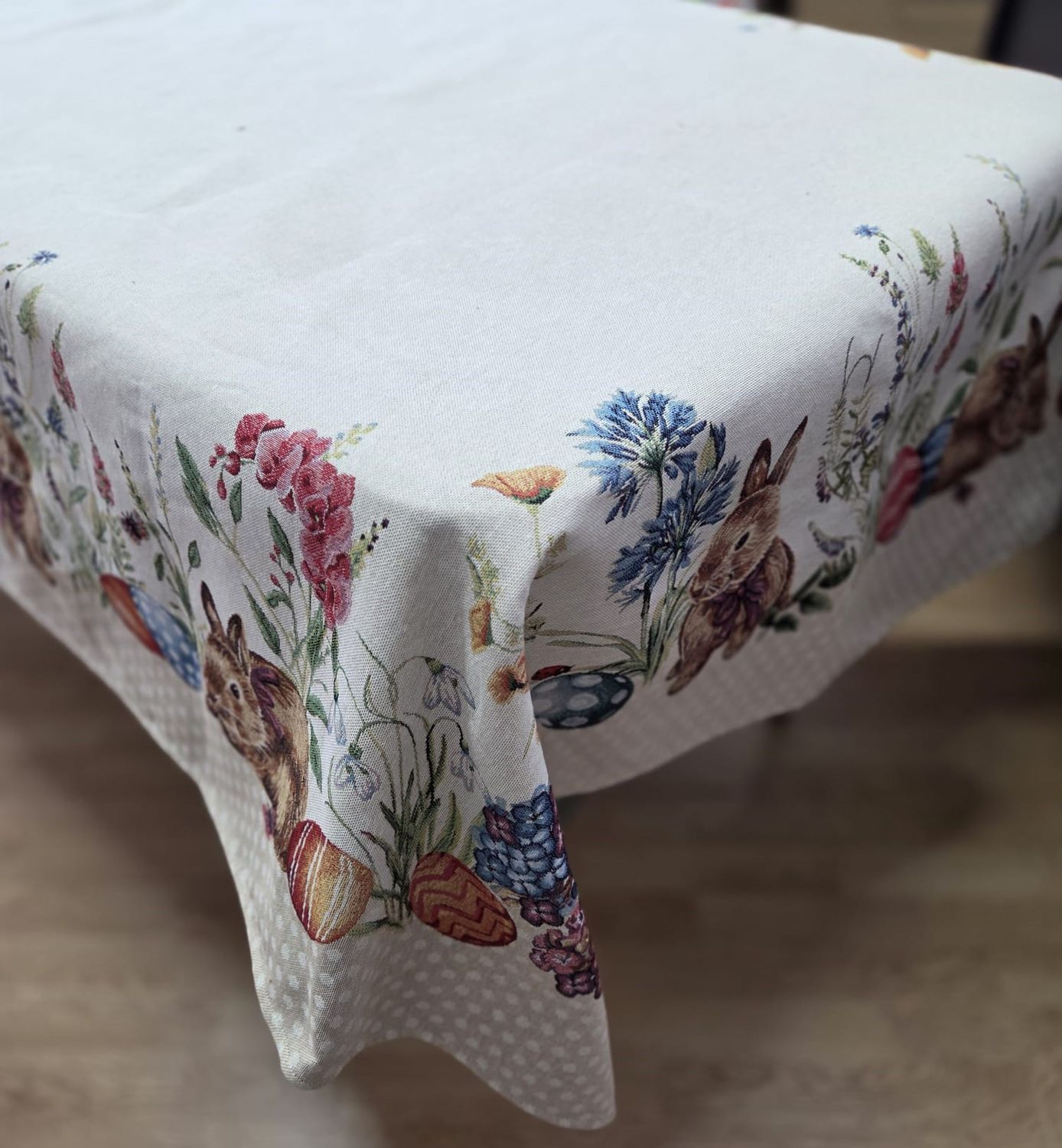 Față de masă 140x180 cm decor primăvăratic