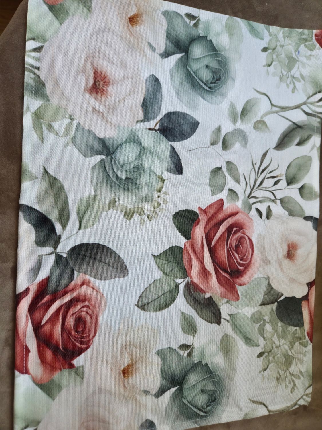 Set 6 suport textil pentru farfurie și tacâmuri din bumbac teflonat