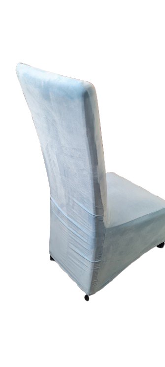 Husa catifea elastică albastru deschis (bleu)