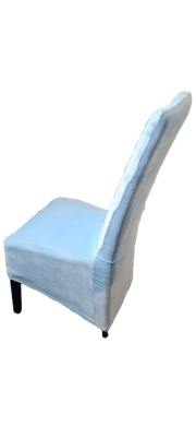 Husa catifea elastică albastru deschis (bleu)