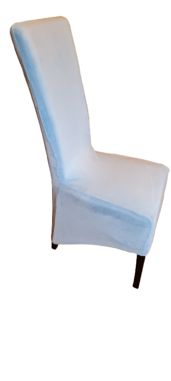 Husa catifea elastică albastru deschis (bleu)