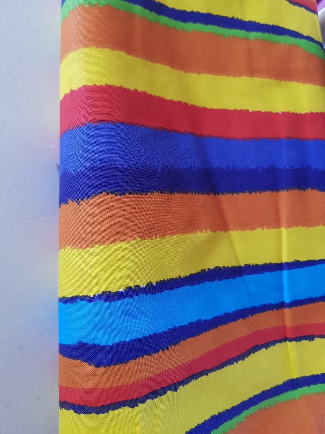 Fata masa creton multicolor