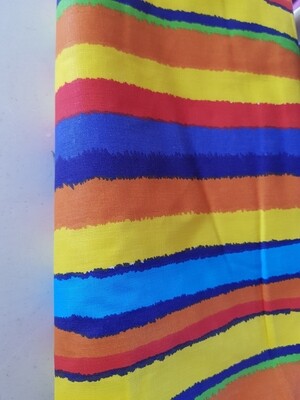 Fata masa creton multicolor