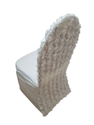 Husa scaun cu trandafiri 3D