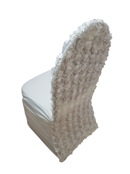 Husa scaun cu trandafiri 3D