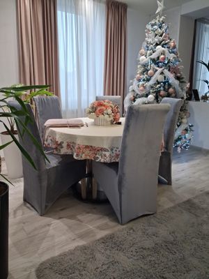 Huse scaun Munchen, catifea gri