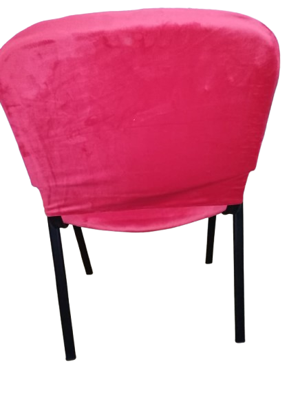 Husa scaun vizitator, catifea  super-soft roșu