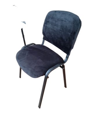 Husă scaun vizitator/ conferință, catifea neagra