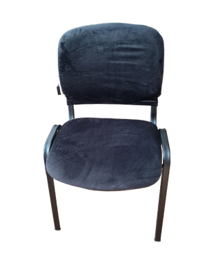 Husă scaun vizitator/ conferință, catifea neagra