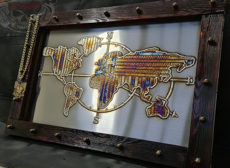 WorldMap🗺WelDkarte 600 x 400 mm