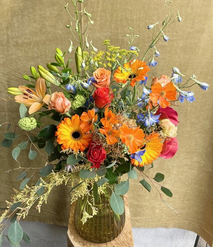 Sunny Orange Boeket Small