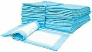 Blue Disposable Bed Pads - 17'' x 24'' (Package of 25)
