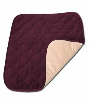 Velvet Chair Protector Pad - Burgundy