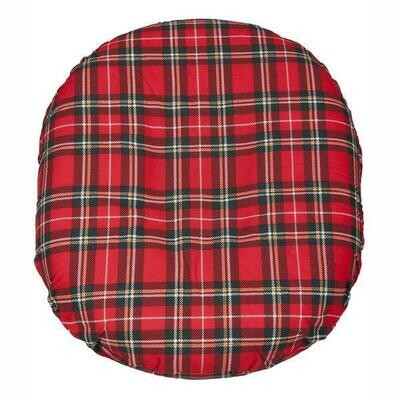 Foam Ring Cushion - Plaid