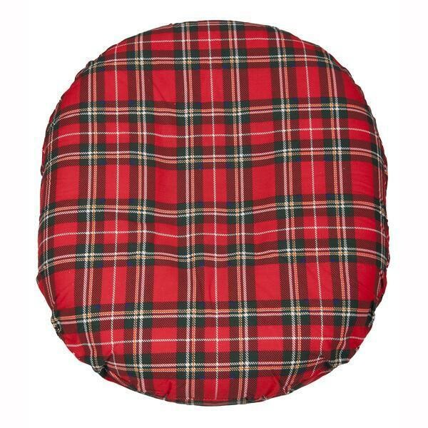 Foam Ring Cushion - Plaid