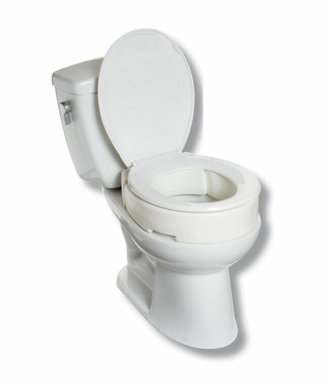 3.5&quot; Raised Toilet Seat (For Round Toilets)