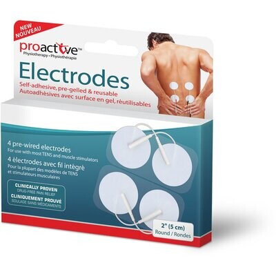 TENS Replacement Electrodes - 2'' Round