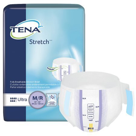 FULL CASE - 67802  - TENA Ultra Stretch Medium/Regular Brief