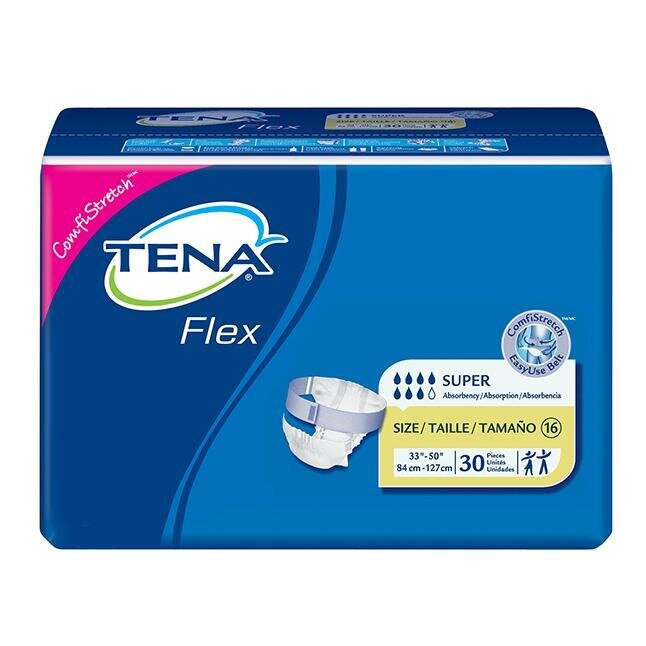 EACH PACKAGE - 67806 - TENA Flex Super Size 16 - 30/Pkg