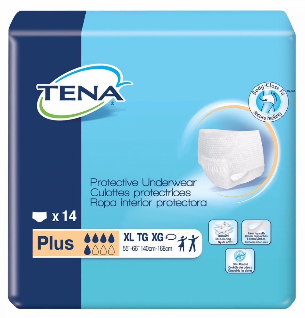 EACH PACKAGE - 72634 - TENA Pullups Plus Absorbency XL -  14/Pkg